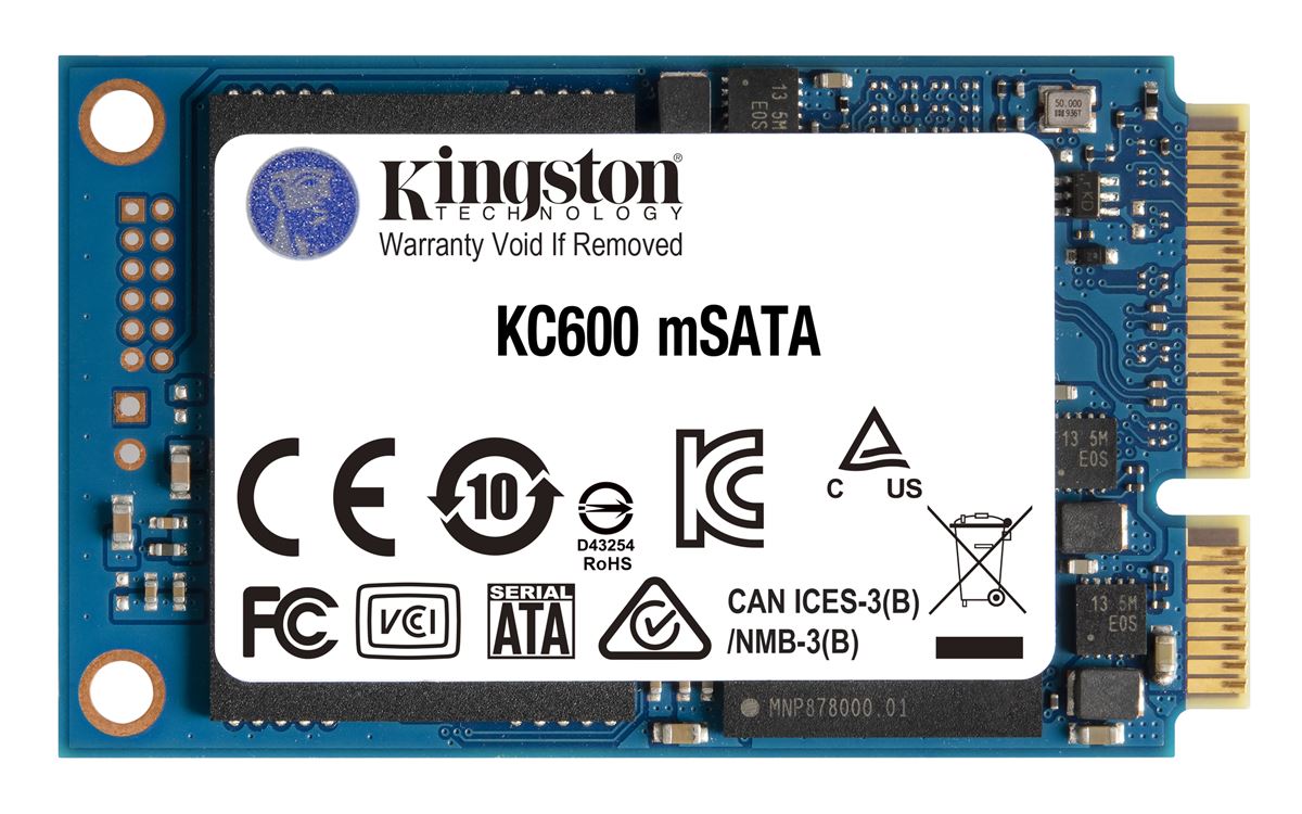 SSD 256GB KINGSTON KC600 mSATA