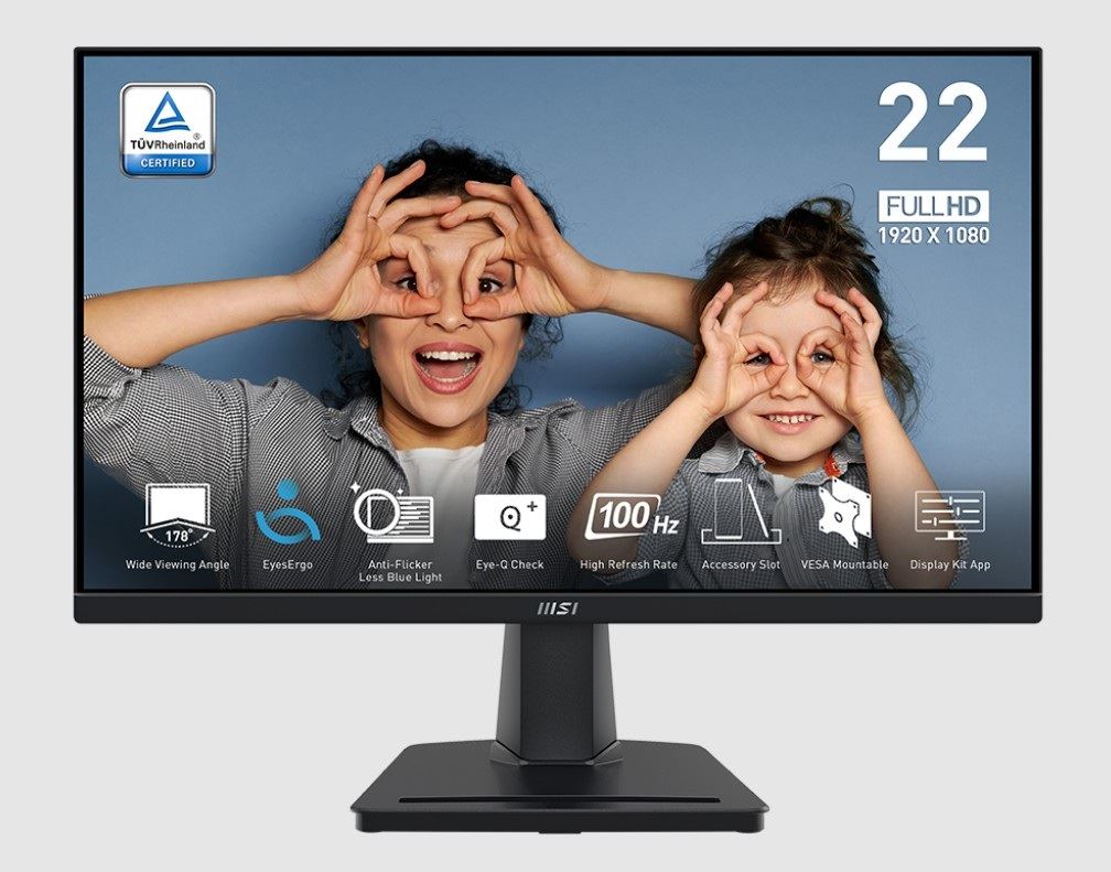 MONITOR 22 MSI PRO MP225V FHD VA 100Hz