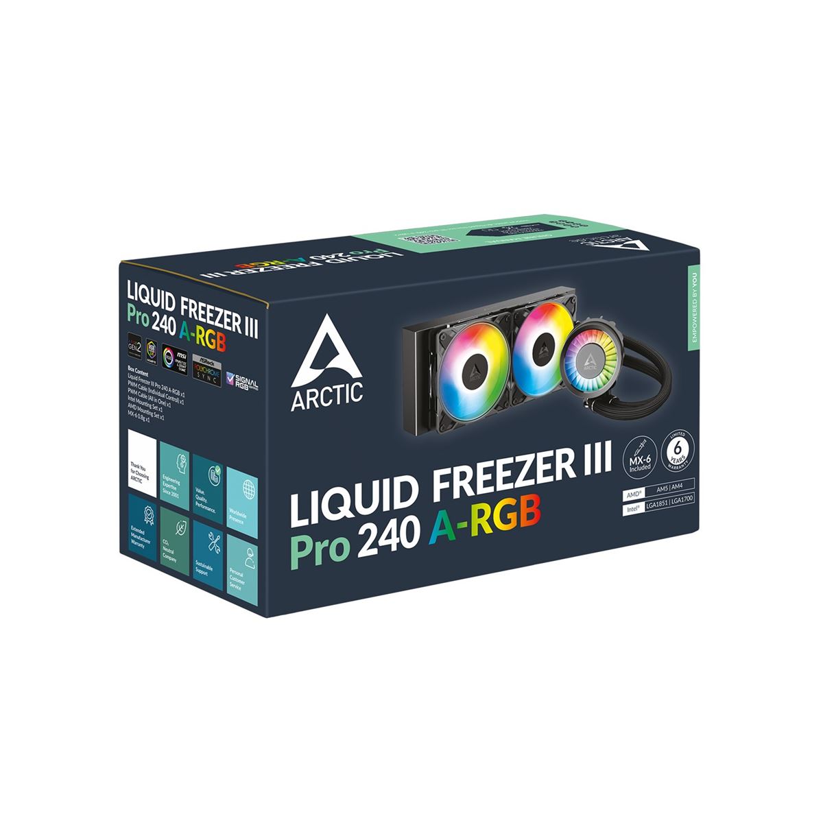 COOLER CPU AiO LCS Arctic Liquid Freezer III Pro 240 A-RGB (B)