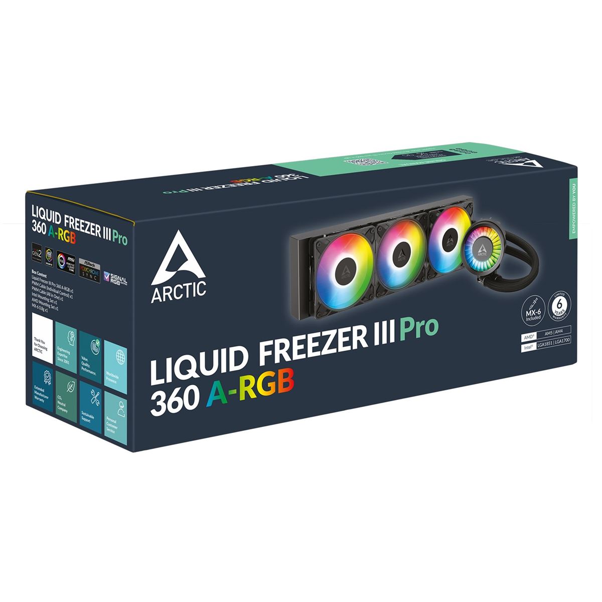 COOLER CPU AiO LCS Arctic Liquid Freezer III Pro 360 A-RGB (B)