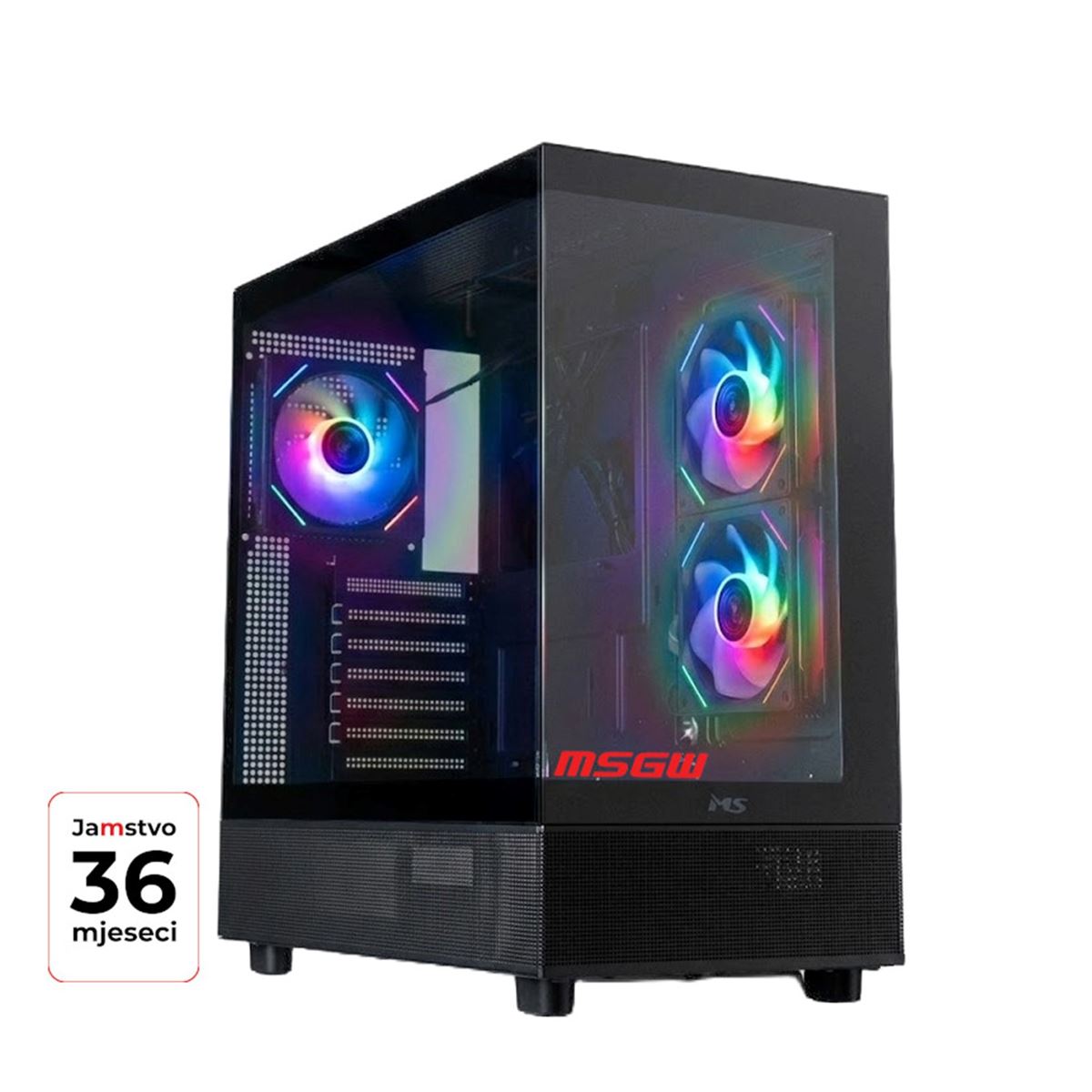 PC MSG Gamer i5 i116, FreeDOS, Intel Core i5 14400F 2,50GHz, Intel B760 ,2x8GB DDR5 5600MHz, NVIDIA GeForce RTX 5060 Ti 16GB GDDR7, M.2 SSD 1TB ,2.5GbLAN, Midi Tower 750W