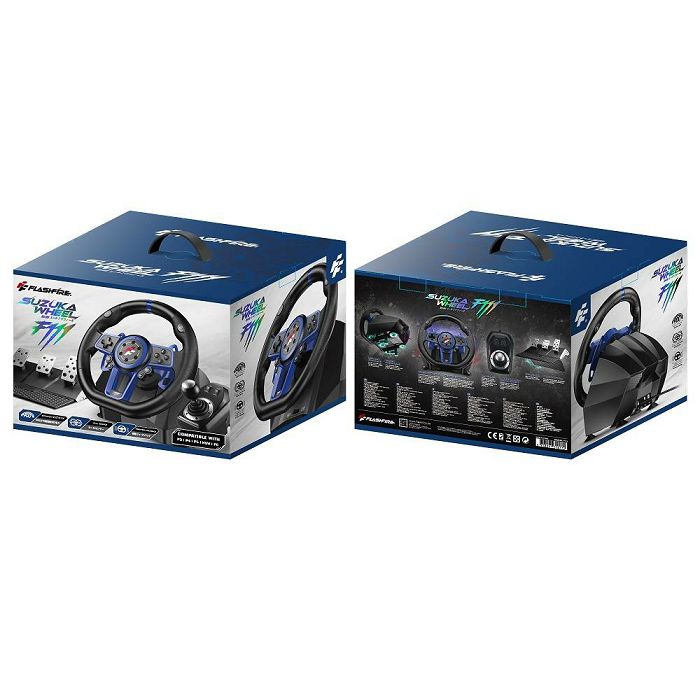 VOLAN SUZUKA FLASHFIRE F111 ZA PS5, PS4, PS3, N SWITCH, PC S 3 PEDALE+MJENJAČ