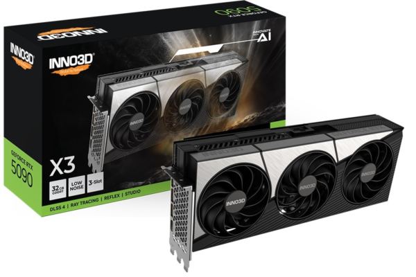 VGA INNO3D GeForce RTX 5090 X3, 32GB GDDR7