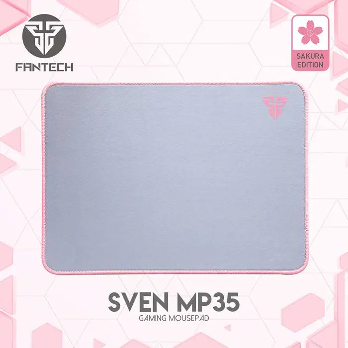 PODLOŽAK ZA MIŠ FANTECH 350x250x4 mm SVEN MP35 SAKURA EDITION SIVO-ROZA