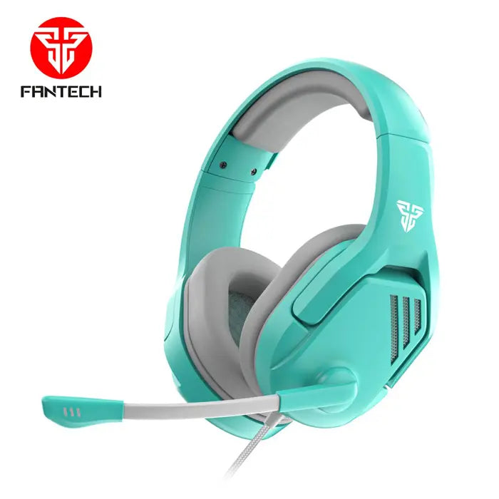 SLUŠALICE ŽIČNE GAMING FANTECH 3.5 mm + USB + MIKROFON VALOR MH86 ZELENE