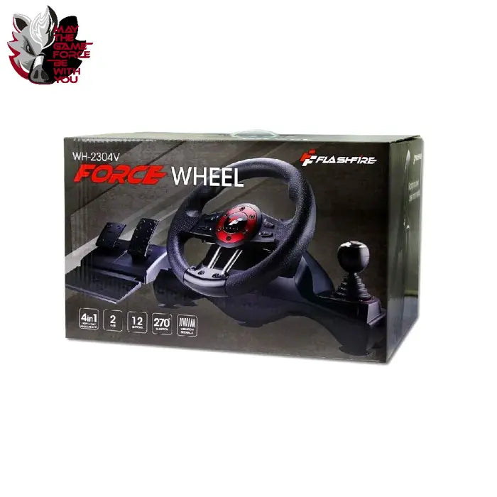 VOLAN FORCE FLASHFIRE WH-2304V ZA PS4, PS3, XBOX, SWITCH, PC S 2 PEDALE+ MJENJAČ