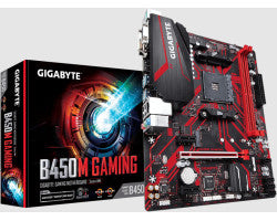 MBO GigaByte B450 Gaming, S.AM4, DDR4, PCIe3.0, VGA/DVI-D/HDMI, mATX